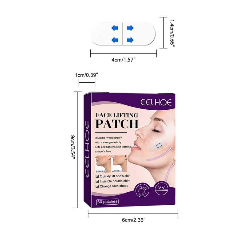Face Lift Tape Invisible Instant Double Chin Wrinkles Skin Facial Lifting  Sticker Patches(40PCS) at Rs 50/piece in Surat