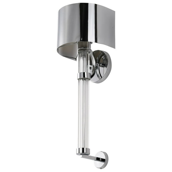 60/7755 Nuvo Lighting Teagon - 1 Light Wall Sconce In Modern Style-23.38 Inches Tall and 8 Inches Wide-Polished Nickel Finish