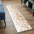 thumbnail image 3 of 2'x6' Rug Runners for Hallways Kitchen, Yellow Leaves Non Slip Entryway Beside Floor Carpet Runner, Summer Botanical Washable Laundry Room Bedroom Throw Rugs Mat for Family Pet, 3 of 8