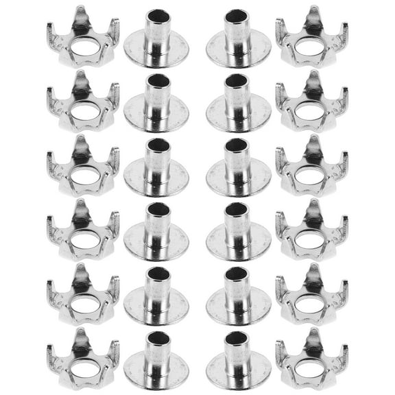 IDEANATEGRATE 50Pcs Silver Anti-Slip Shoe Spikes for Winter Hiking and Mountaineering Gear