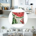thumbnail image 5 of nygtbtfer Summer Pillow  Set of 2 Watermelon Gnome Decorative Throw Pillow Case Summer Watercolor Melon Fruit Cushion Case for Farmhouse Home Sofa Home Couch Office Decoration White, 5 of 7