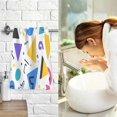 thumbnail image 7 of Yayeee 100% Cotton Hand Towels for Bathroom 16" x 28" Soft Absorbent Kitchen Towel, Yellow Retro Shapes, 7 of 7