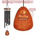 thumbnail image 3 of Personalized Wind Chimes for Outside,  Sympathy Pet Memorial Wind Chimes 25.5 Inch,  Garden Patio for Loss of Dog Cat Puppy Bereavement Gift, 3 of 10