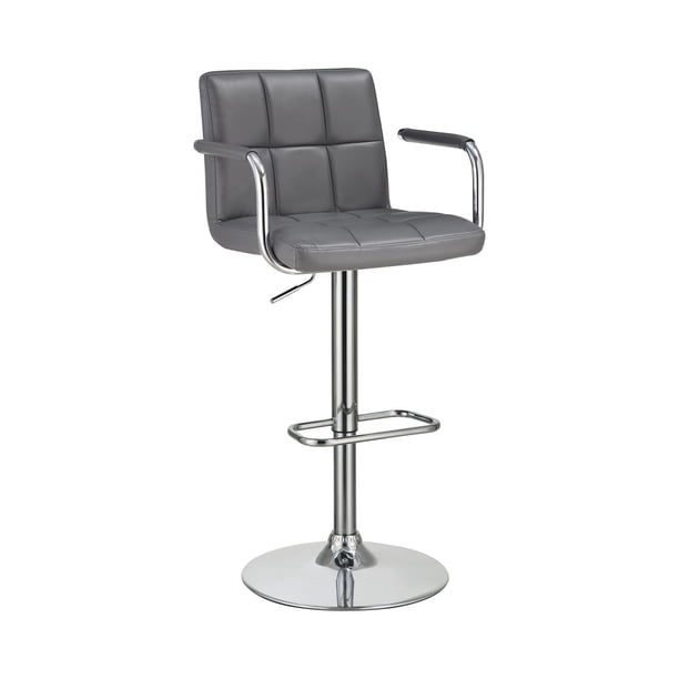 Coaster Contemporary Grey Adjustable Bar Stool