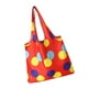thumbnail image 1 of Cateissary Bolsa de compras Bolsa de hombro plegable portátil Bolsa de almacenamiento de comestibles reutilizable Almacenamiento y organización del hogar Rojo S, 1 of 6