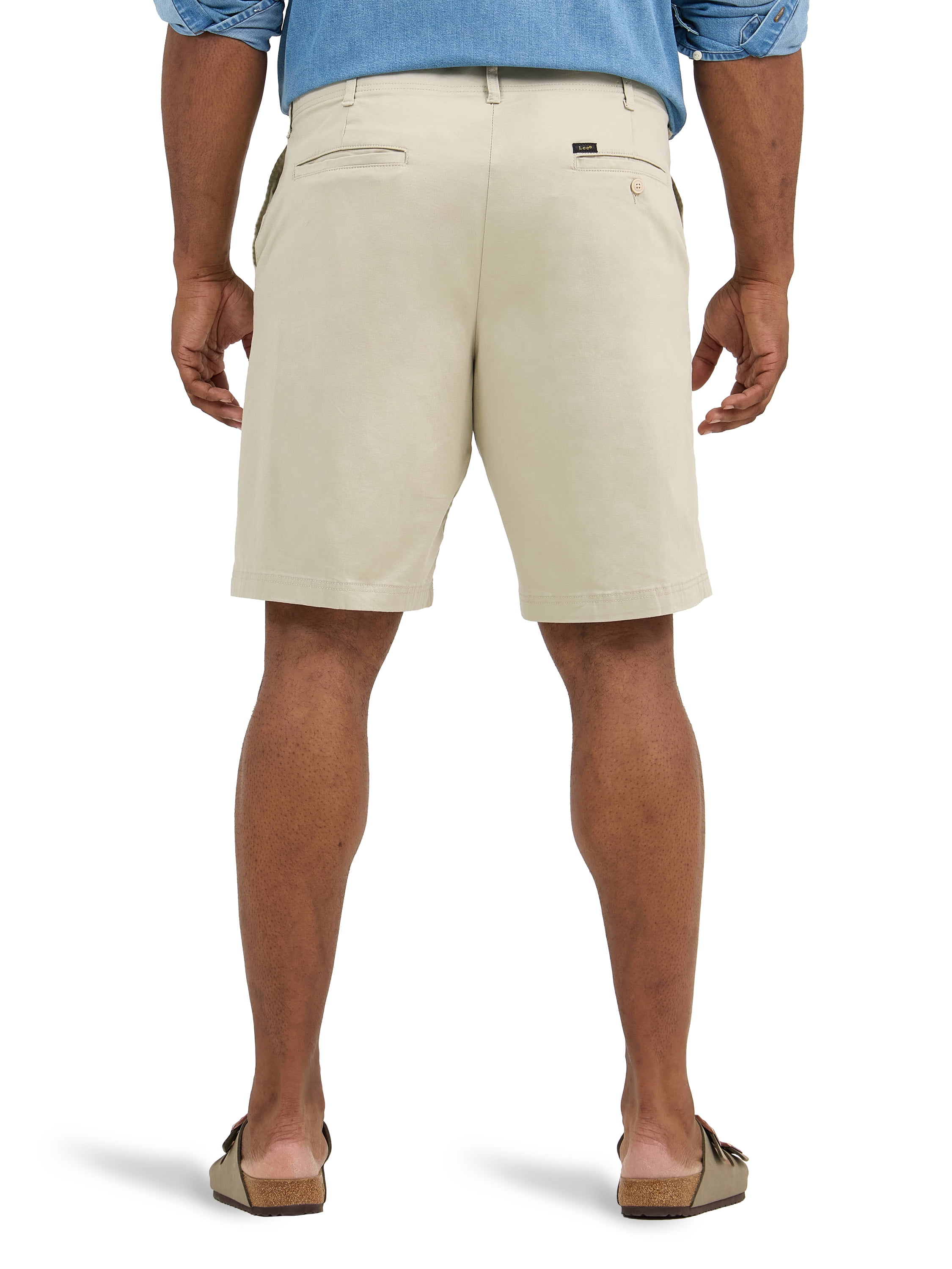Lee Big Men's Extreme Comfort 10" Flat Front Short, Sizes 42-54