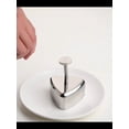 thumbnail image 5 of 1 molde de acero inoxidable para hacer bolas de arroz y sushi, ideal para hacer bolsas de nori y arroz, molde para onigiri Choxila (en forma de corazón)., 5 of 5