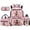 Duck Donuts, variant on XYZCANDO Bow Duck Camo 4Pcs School Backpack Set with Portable Lunch Bag Multifunctional Pencil Case Water Bottle Bag Carrier for Elementary Middle School Boys