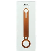 AirTag Leather Loop - Saddle Brown