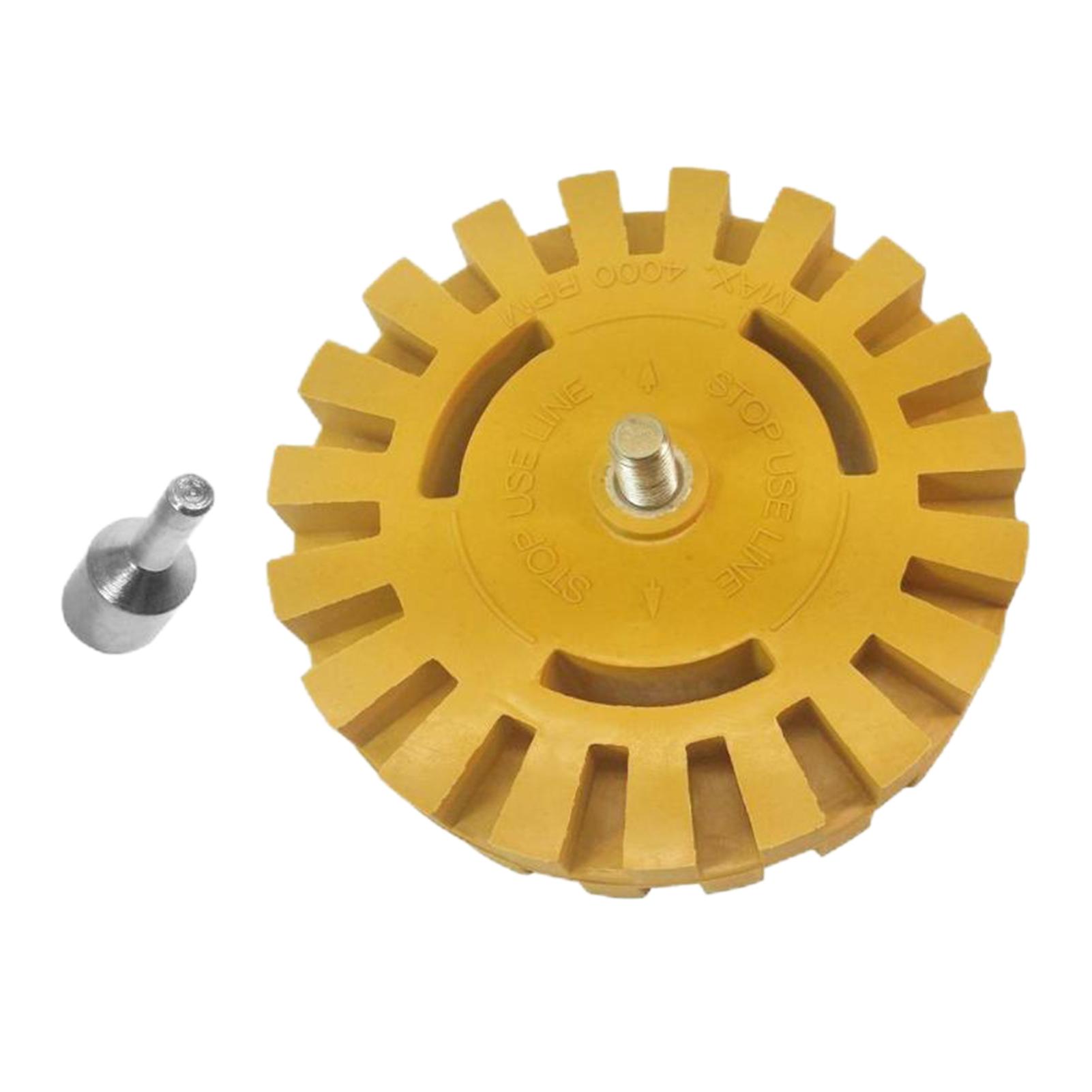 Flooring Adhesive Remover WheelRapid Rubber Decal Eraser Tool with