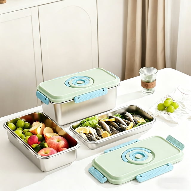 Outdor Airtight Food Storage Containers With Lids For Kitchen Pantry Organization And Fresh Food Preservation