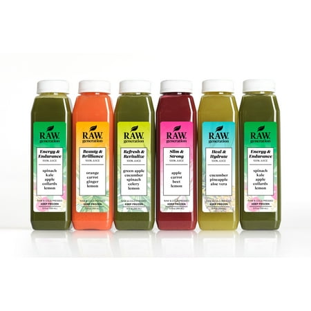Raw Generation 5-Day Skinny Juice Cleanse, 30 pc (The Best Juice Cleanse To Lose Weight)