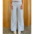 thumbnail image 4 of EASYBRAUS Women Stripe Halter Top Wide Leg Pants Set Summer Casual Outfit, 4 of 7