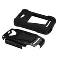 thumbnail image 3 of Reiko Hybrid Hard Dual Layer Case with Kickstand for Coolpad Quattro 4G 5860E - Black, 3 of 4
