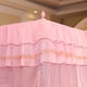 thumbnail image 1 of Toldo De Cama Rosa Con Diseño De Encaje De Poliéster, Mosquitera, Señora Para Niños Y Niñas, 1 of 7