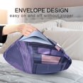 thumbnail image 4 of Yayeee Pillowcase Standard Size Set of 2 Satin Wrinkle Resistant Pillow Case, Black Cat Walking, 4 of 7