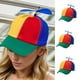 thumbnail image 2 of Gorra de béisbol ajustable unisex, hélice de helicóptero desmontable, 52-56 cm de circunferencia, algodón, mezcla de plástico, diseño Snapback, patchwork de moda, 2 of 6