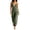 A237-Army Green, variant on Womens Halter Spaghetti Strap Jumpsuit V Neck with Pocket Loose Casual Summer Vacation Cropped Romper
