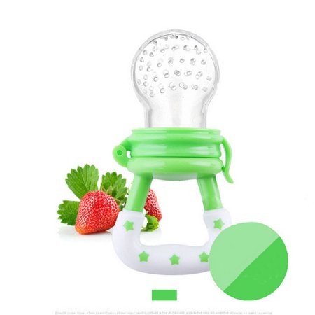 Cute Silicone Baby Fresh Fruits Food Feeder Pacifier Tool Style As
