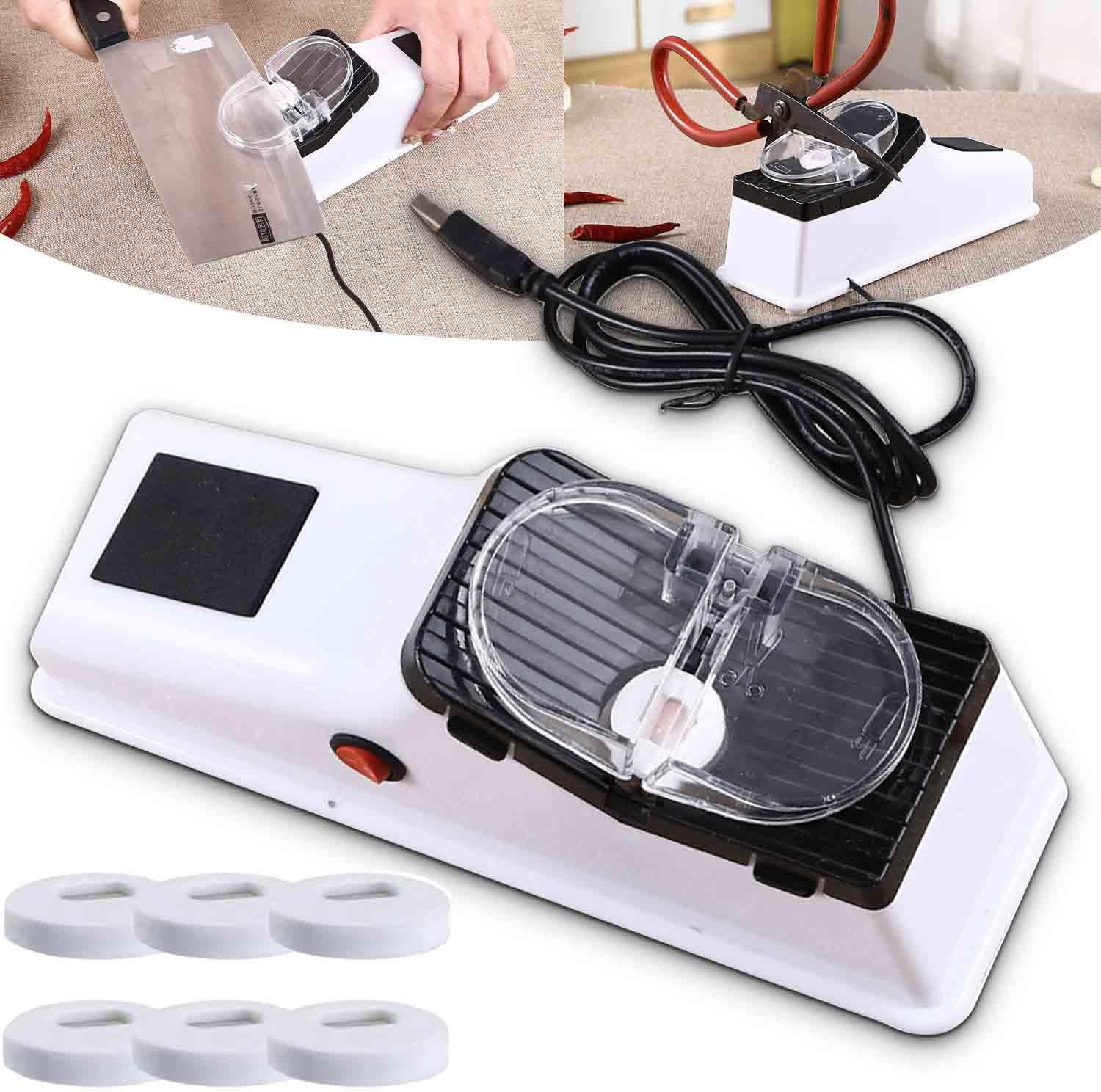 Aiguiseur De Couteaux électrique Surudoisharp Pro - Affûtage Rapide En 5 Secondes, Double Face, Portable Et Sûr - 7