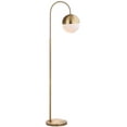 thumbnail image 5 of Safavieh Jonas 55.5 in. H Modern Glam Curved Floor Lamp, Brass Gold, 5 of 7