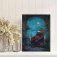 thumbnail image 2 of Qisvanset 12x16 Inch Romantic Kiss Abstract Splash Canvas Print Wall Art, 2 of 5