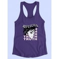 thumbnail image 3 of Reflected Truth Anime Girl Racerback Tank Women -Image by Shutterstock, Female Large, 3 of 4
