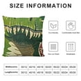 thumbnail image 5 of Throw Pillow Covers Green and Red Yellow Best Little Loud Dinosaur Roar Cute Cartoon Dino Kids Decor Pillow Cases Home Decorative Square Pillowcases, 5 of 5