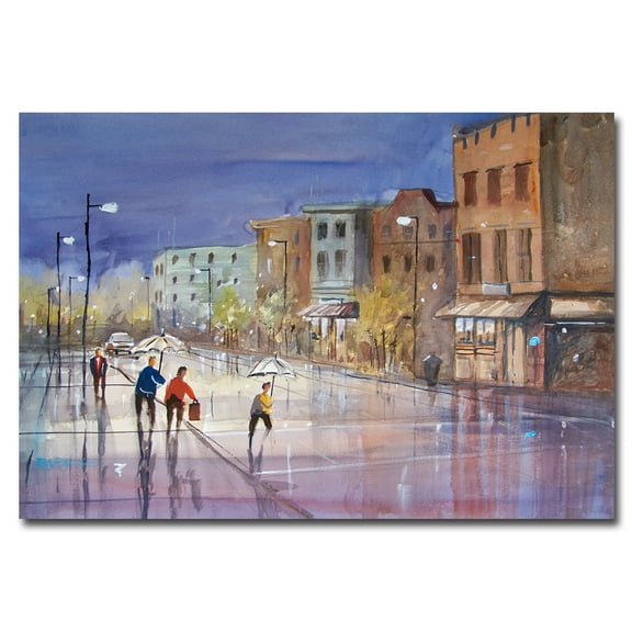 Trademark Art "Summer Showers in Green Bay" Canvas Art by Ryan Radke
