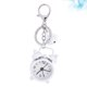 thumbnail image 2 of GOOHOCHY 1 PC Mini reloj llavero despertador llavero creativo llavero bolsa colgante regalo llavero para estudiantes blanco, 2 of 8