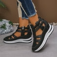 thumbnail image 2 of Women's Slip On Canvas Sneaker Low Top Casual Walking Shoes Classic Comfort Flat Fashion Sneakers Clearance Sale, 2 of 6