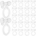 thumbnail image 1 of 1 caja de 250 piezas de accesorios para pendientes con clip, convertidores de pendientes con clip, pendientes sin perforar, plástico transparente, sin dolor, tipo U., 1 of 9