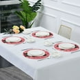 thumbnail image 4 of WOBOGO Panda Holding A Heart Pattern Round Placemats Set of 6 Heat Resistant Washable Kitchen Table Decorations 15.4in, 4 of 7