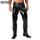 thumbnail image 2 of Pantalones de látex para hombre, lencería de aspecto mojado, de charol, con entrepierna abierta y trasero descubierto, pantalones ajustados y elásticos, 2 of 5