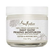 SheaMoisture Daily Hydration Glow Priming Moisturizer 100% Virgin Coconut Oil 2 oz