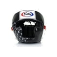 thumbnail image 2 of Fairtex HG10 Headgear Head Guard Super Sparring - Black  White, 2 of 8