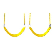 Swing-N-Slide Swing Set Bundle with Swing Seats with Chains - Yellow (2-Pack)