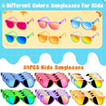 thumbnail image 3 of Gafas de Sol para Niños OLIKER con Protección UV400, Paquete de 24 para Edades de 3 a 8 Años, 3 of 6