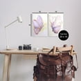 thumbnail image 3 of Stupell Industries Girls Glam Butterfly Wings Purple Gold Watercolor Unframed Art Print Wall Art Set of 2, 10x15, by Leticia Herrera, 3 of 5