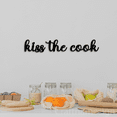 thumbnail image 2 of Craftnamesign Kiss The Cook Metal Wall Art, Dining Room Kitchen Decor, Kitchen Wall Art, 2 of 5