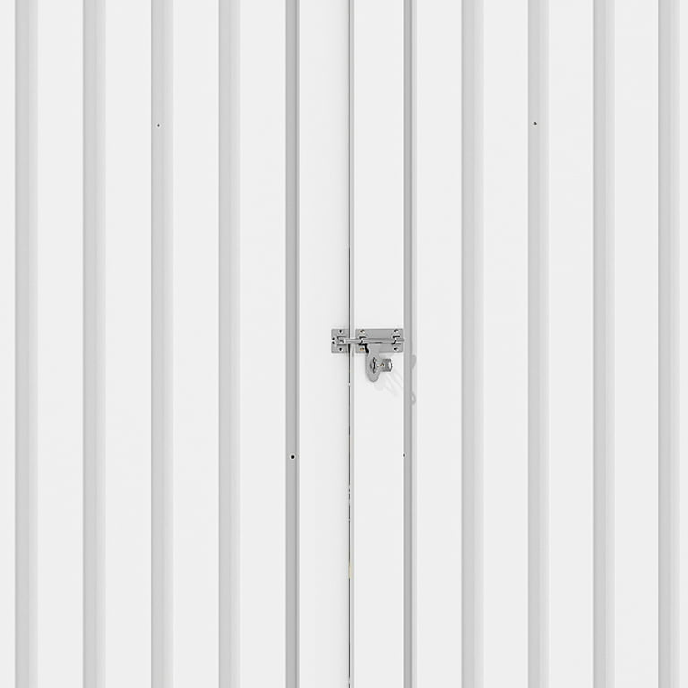 ModFusion 8x10 ft Storage Shed with Large Window, Lockable Double