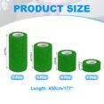 thumbnail image 2 of Uxcell Self Adhesive Bandage Wrap, Yard Elastic Self Breathable Adherent Wrap Tape for Athletic Sports Wrist Ankle Emerald Green, 2 of 7