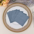 thumbnail image 5 of BalsaCircle 50 Dusty Blue Disposable 2 Ply Soft Dinner Cocktail Paper Napkins Party Events Tableware Decorations Supplies, 5 of 8