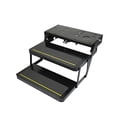 thumbnail image 3 of Lippert Components Entry Step 3722617 Series 32; Double Electric Folding Step; 24 Inch Tread Width x 9 Inch Depth; With 7 Inch Rise; Up To 300 Pound Weight Capacity; Powder Coated/Heavy Gauge Steel, 3 of 4