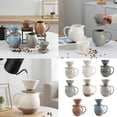 thumbnail image 2 of Classical Ceramic Coffee Dripper With Spacious 830ml Pots Large Capacity Coffee Maker Brewer Set For Multiple Cups, 2 of 17
