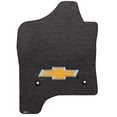 thumbnail image 3 of Lloyd Mats 620041 Silverado 1500 2014-2015 2 Piece Front Ebony Velourtex Gold Bowtie Logo Mat, 3 of 7