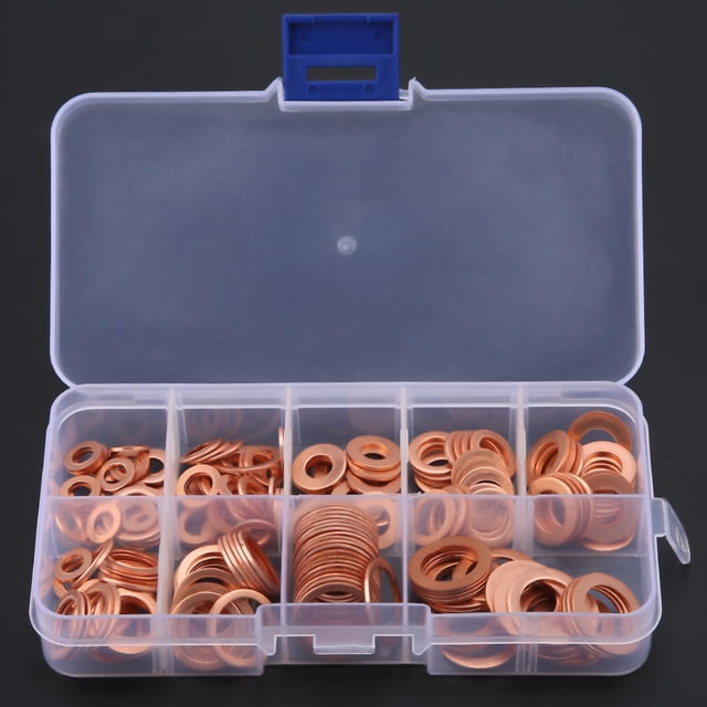 Joint, 200 Pcs Joint de Rondelle en Cuivre Rondelles Plates Fonctionnalité Intelligente