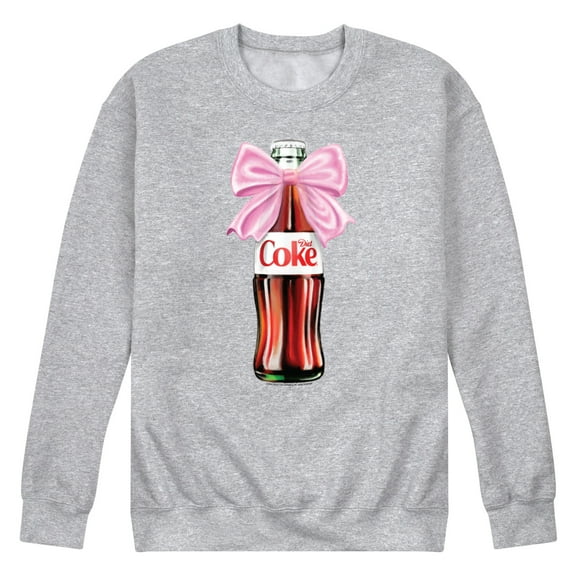 Diet Coke - Bottle Bow - Men's Crew Fleece Sweatshirt
