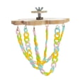 thumbnail image 4 of Juguete de escalada para petauros del azúcar, juguetes colgantes de madera con cadenas de colores, columpios para mascotas pequeñas, ratas y escalador, 4 of 8