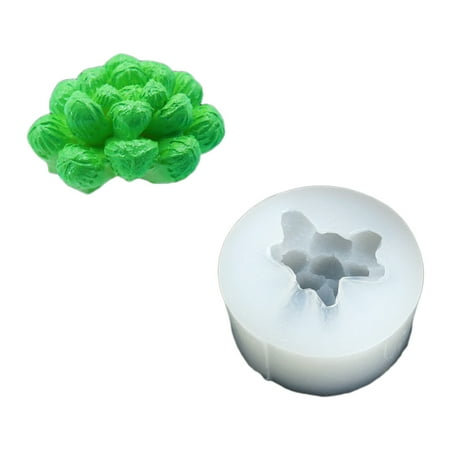 

Succulents Fondant Mold Silicone Chocolate Candy Mold Cupcake Baking Kitchen